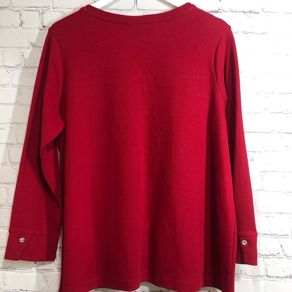 J Jill top pullover  in red - Picture 4 of 9